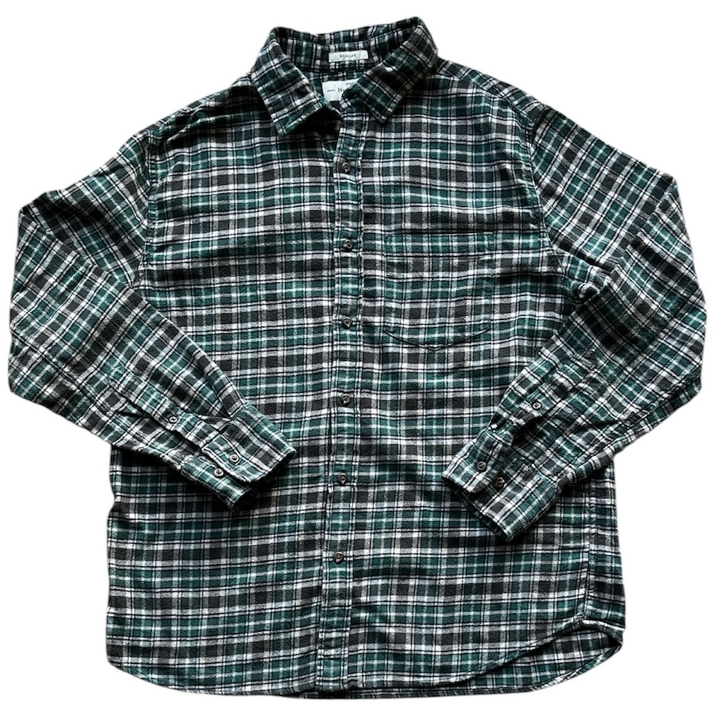 Hawker Rye | Men’s Long Sleeve Flannel Button-up Shirt sz M
